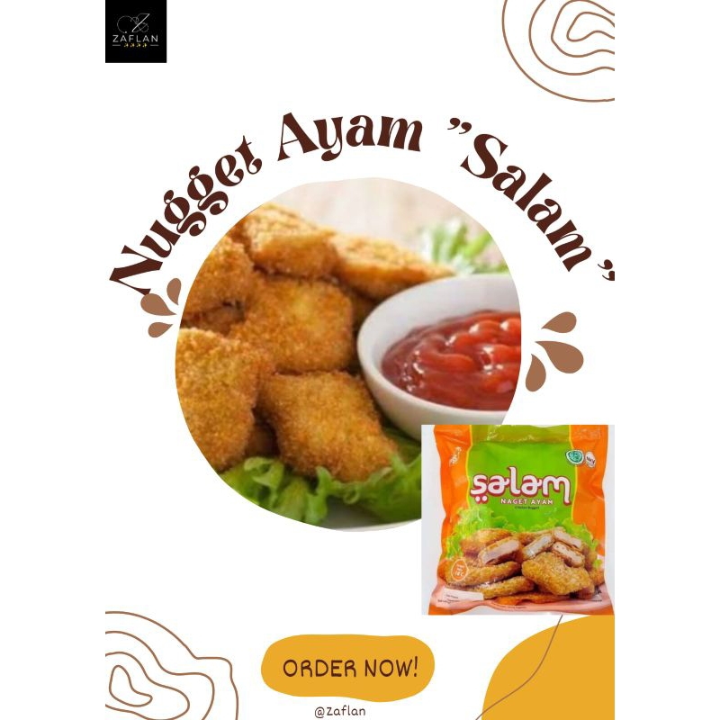 

Nugget Ayam Salam 250gr / Nugget Ayam / Salam / Frozen food