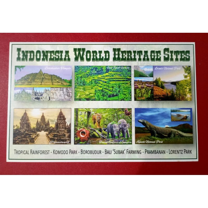 

KARTU POS INDONESIA WORLD HERITAGE SITES