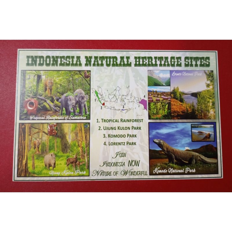 

KARTU POS INDONESIA NATURAL HERITAGE SITES