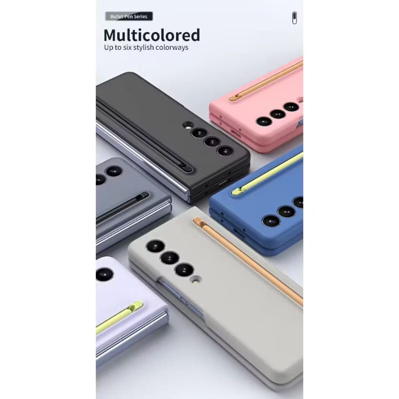 Case Samsung Galaxy Z Fold 3 - Z Fold 4 - Z Fold 5 -Z Fold 6 CASE WIpTH NEW S PEN -Casing Samsung Ga