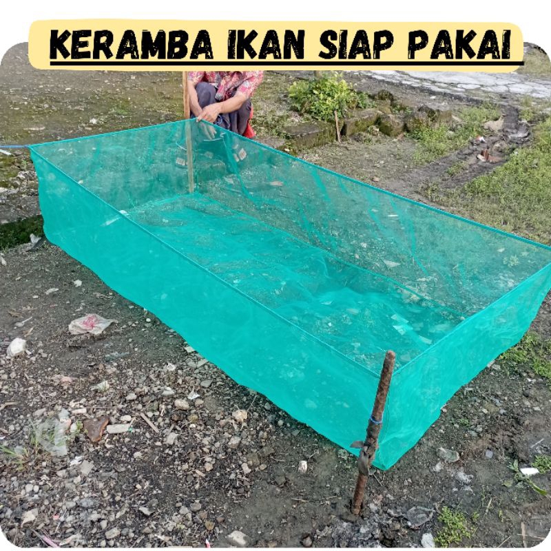 Keramba Ikan // Hapa Ikan // Jaring Ikan Ukuran 2X1X0.5M