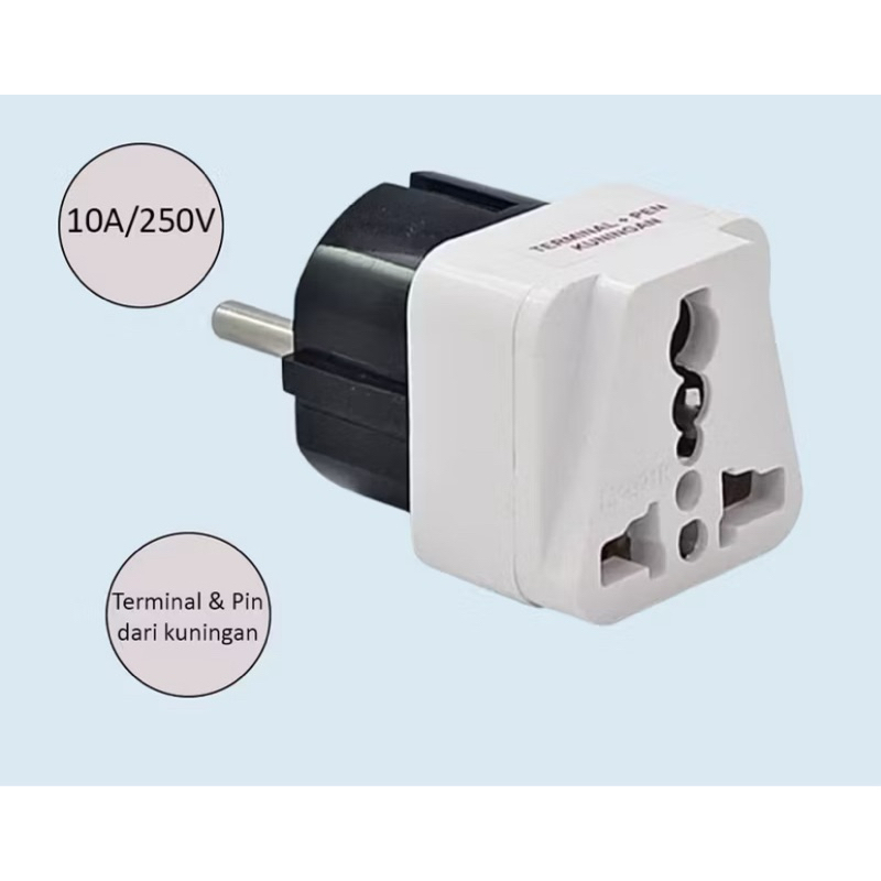 Steker Serbaguna SNI / Over Steker Serbaguna / Colokan Listrik Kaki 3