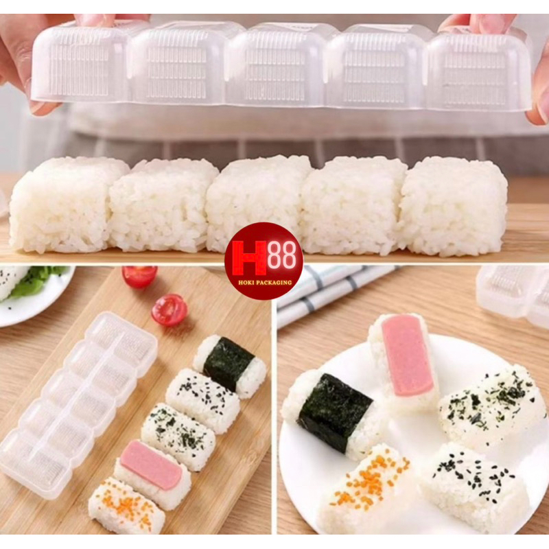 Cetakan Sushi / Cetakan Nasi Susi Kotak / Cetakan Plastik