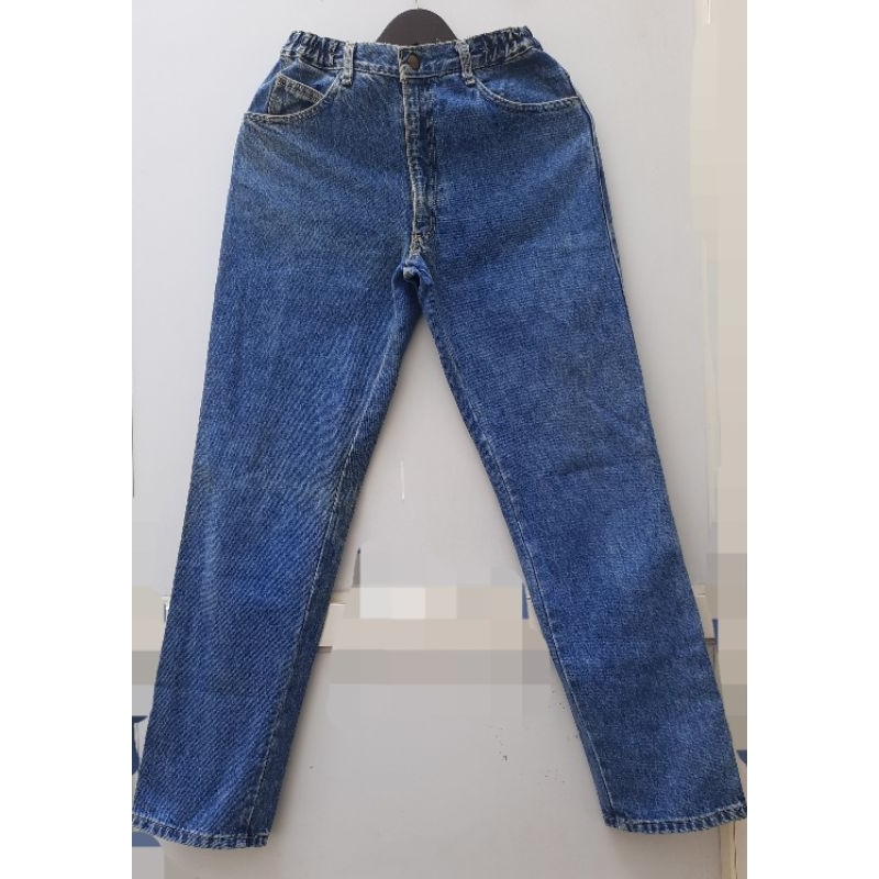 Celana Jeans Pria Wanita Unisex Original Second Branded