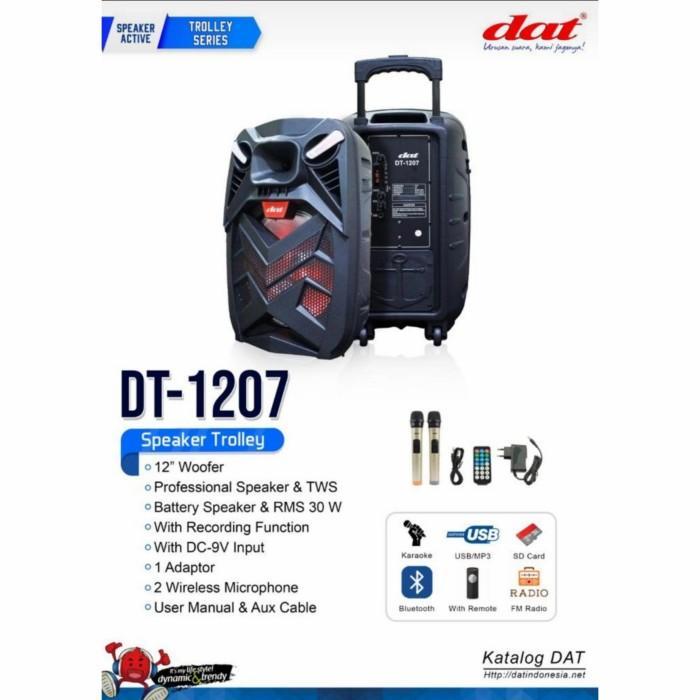 SPEAKER PORTABLE WIRELLES DAT DT-1207 12 INCH