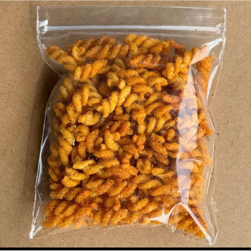 

Makaroni spiral macaroni bantat pedas daun jeruk snack murah serba 5000