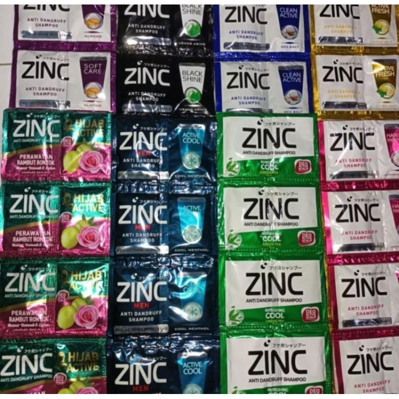 Sampo Zinc 1 Renceng isi 24 Sachet
