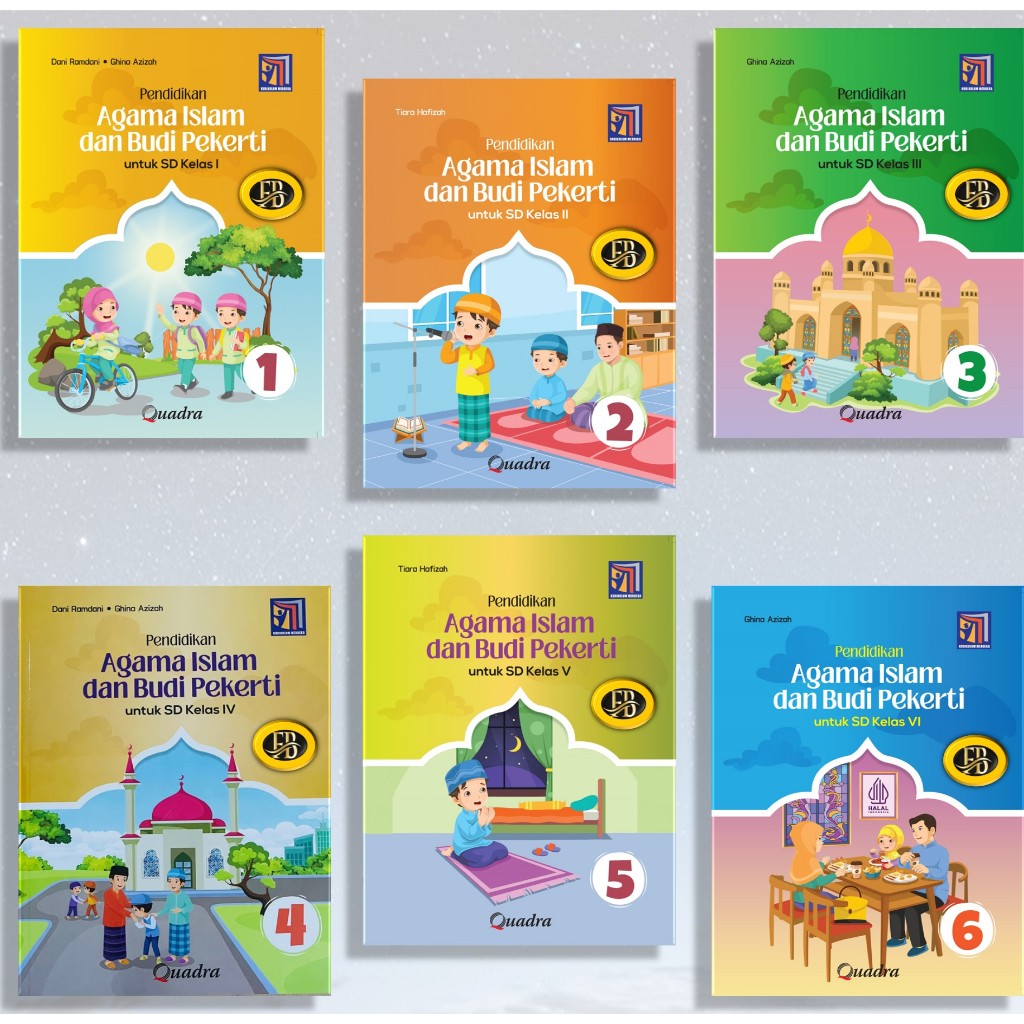 [Penerbit Quadra] pendidikan agama islam kelas 1, 2, 3, 4, 5 & 6 kuriulum merdeka