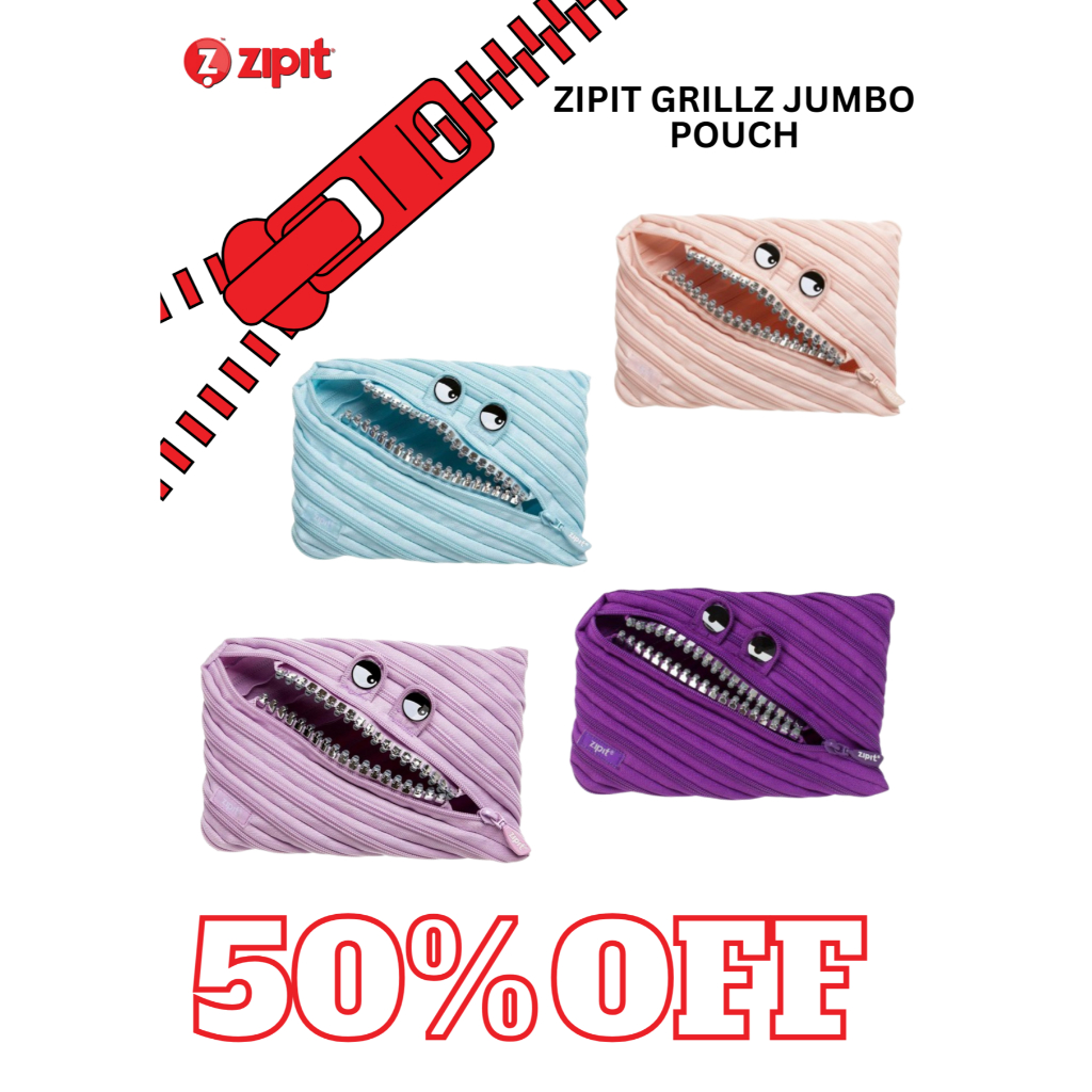 

Zipit Grillz Monster Jumbo Pouch
