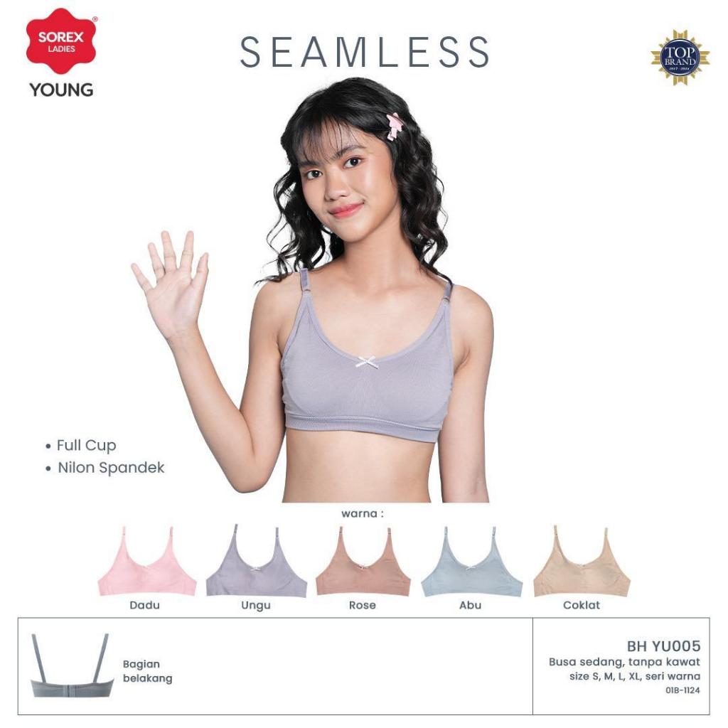 Sorex Young Miniset Kait 2 Cup A Full Cup Busa Tanpa Kawat Seamless YU 005