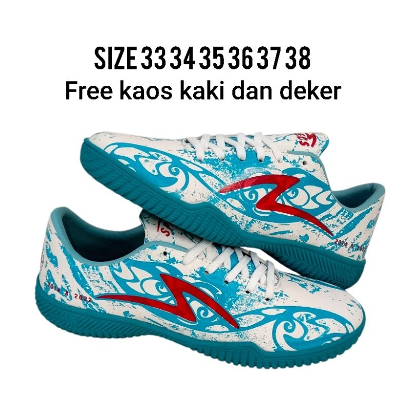 SPECS Tirta Sepatu Futsal junior Bunyi Cit-Cit Sepatu Olahraga Cowok Cewek