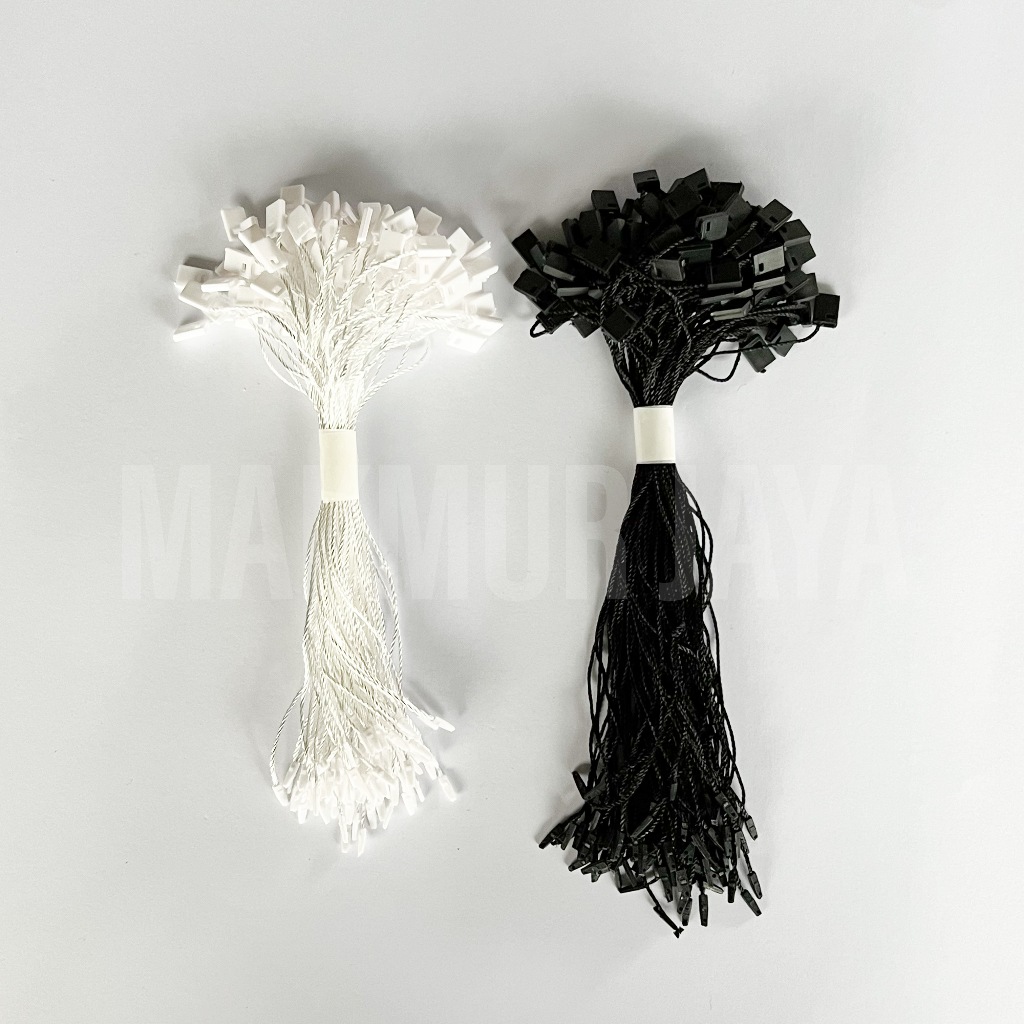 

Tali Hang Tag Hitam Putih 100pcs 100biji