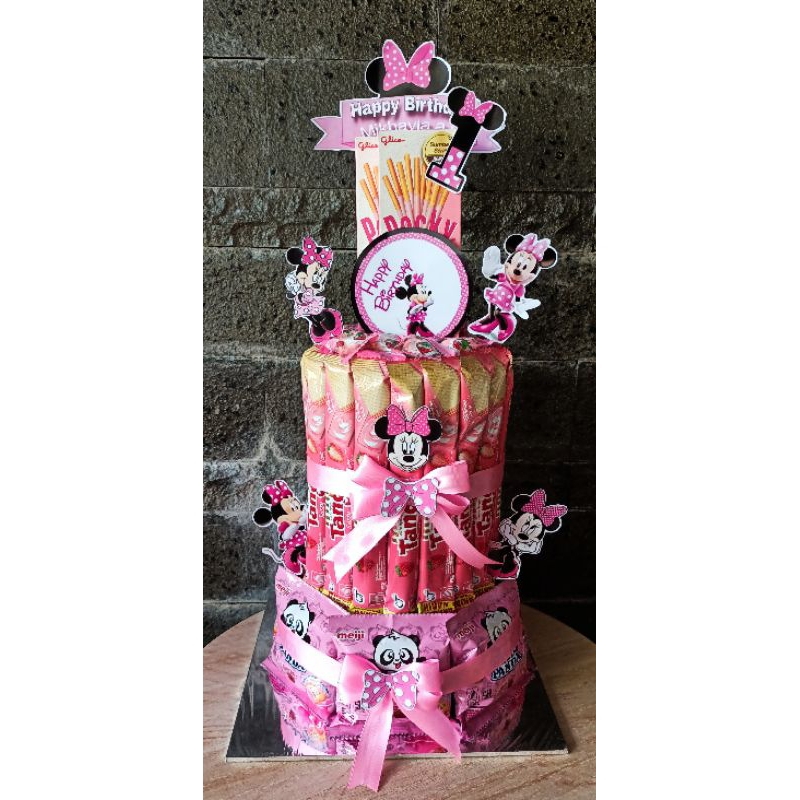 

SNACK TOWER,CAKE SNACK CANTIK, HAMPERS ULANG TAHUN