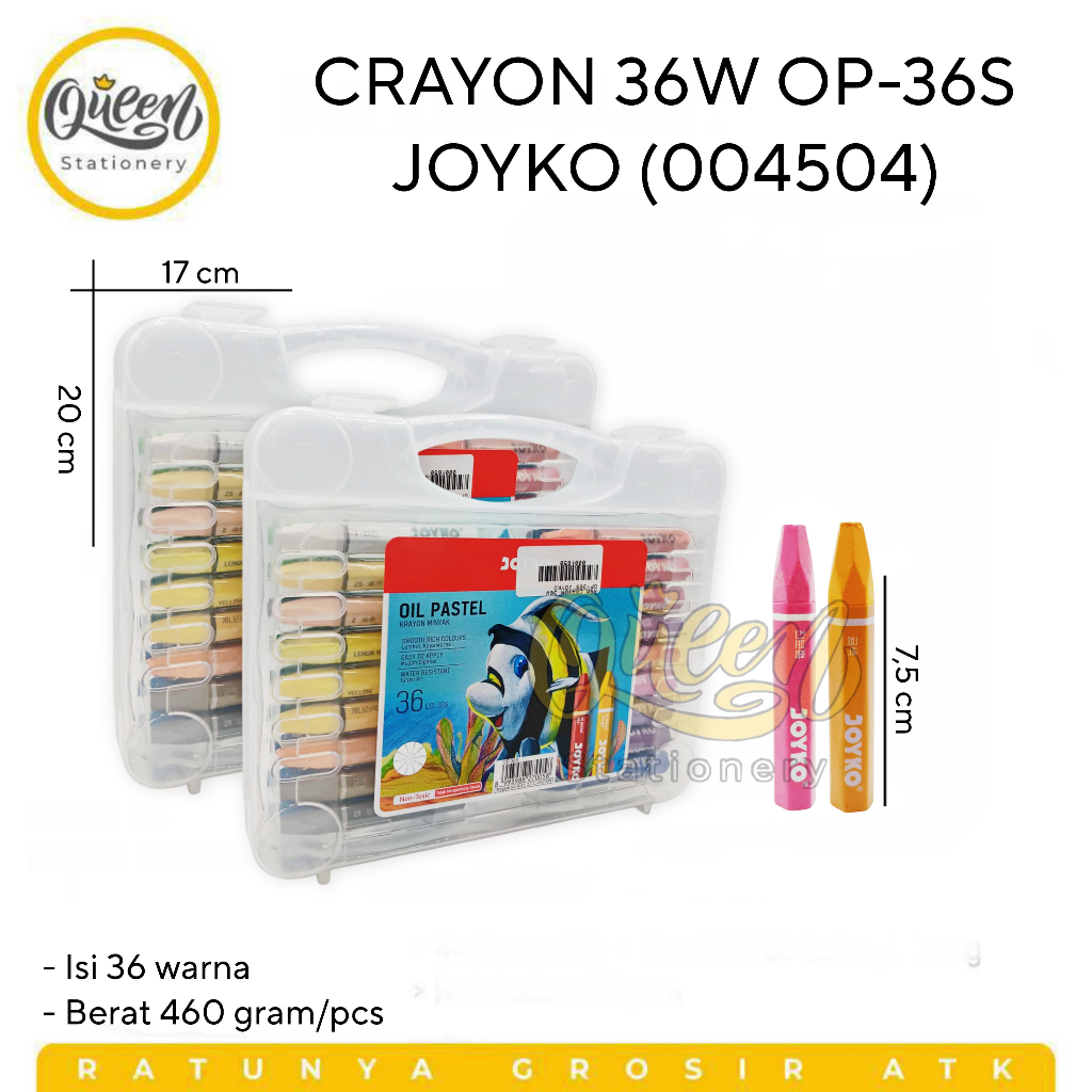 

1 SET CRAYON 36W OP-36S JOYKO / KRAYON JOYKO / ALAT MEWARNAI / KRAYON (004504)