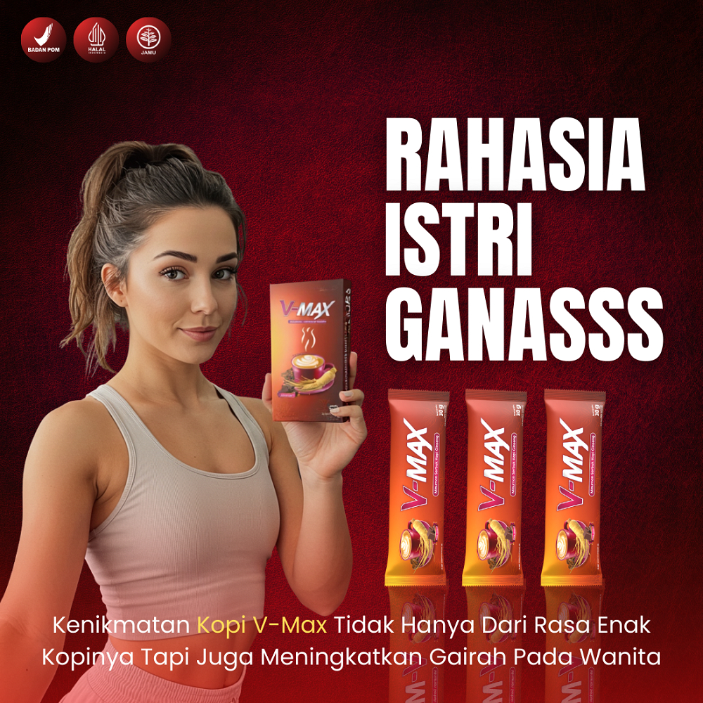 

V MAX minuman kopi penambah gairah wanita kualitas terbaik Rasa Cokelat Kopi Stamnia Wanita Ampuh