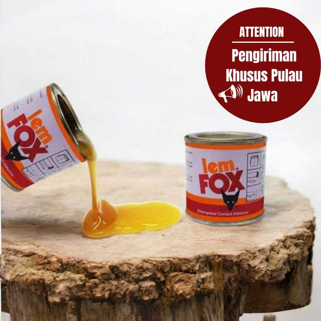 

Lem Kuning Fox 70 gr / lem serbaguna, sepatu, multiguna,sandal, , lem fox 70gr, lem kuning 70gr
