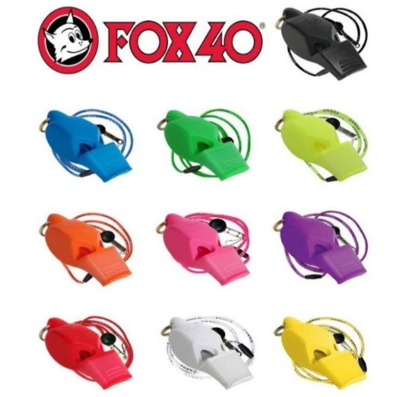 Peluit Fox 40 Eclipse CMG + Tali / Whistle Fox 40 Eclipse CMG + Lanyard