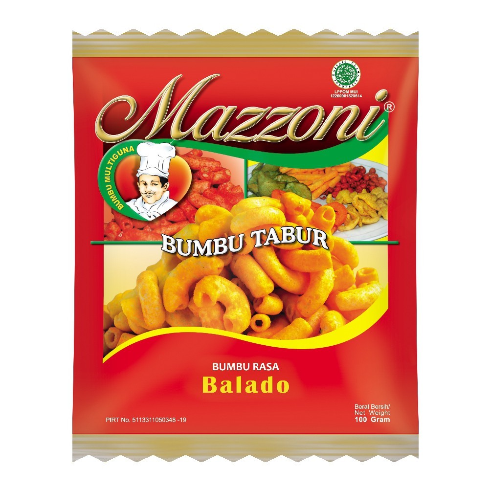 

MAZZONI Bumbu Tabur 100 gram/Balado/BBQ/Jagung manis 100gr