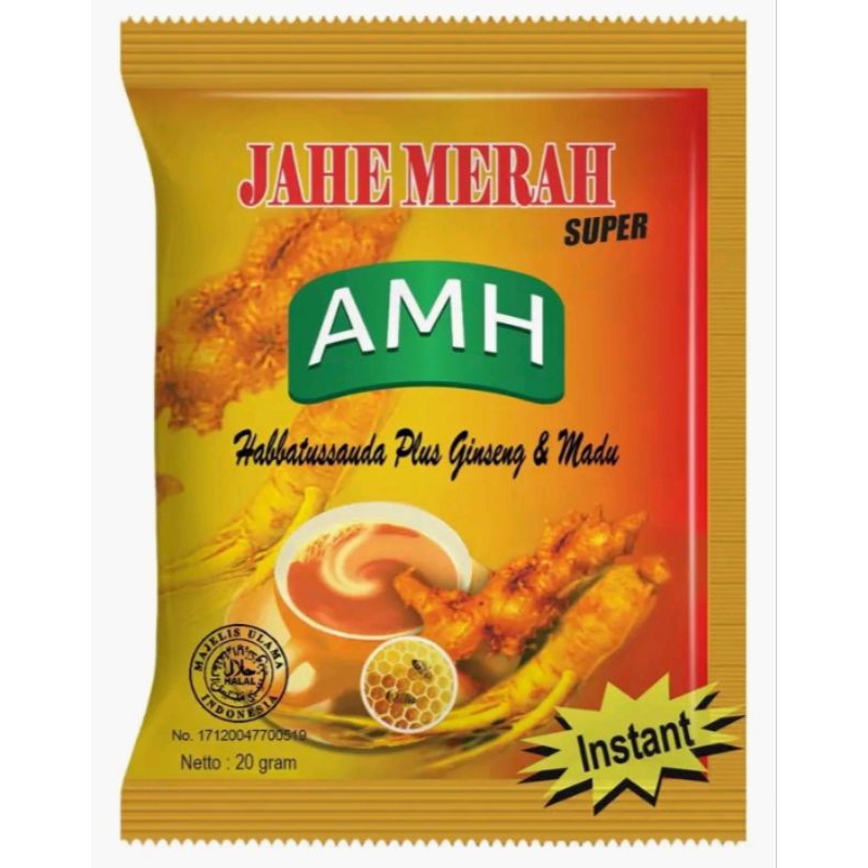 

AMH Jahe Merah Super 1 renceng 10sct