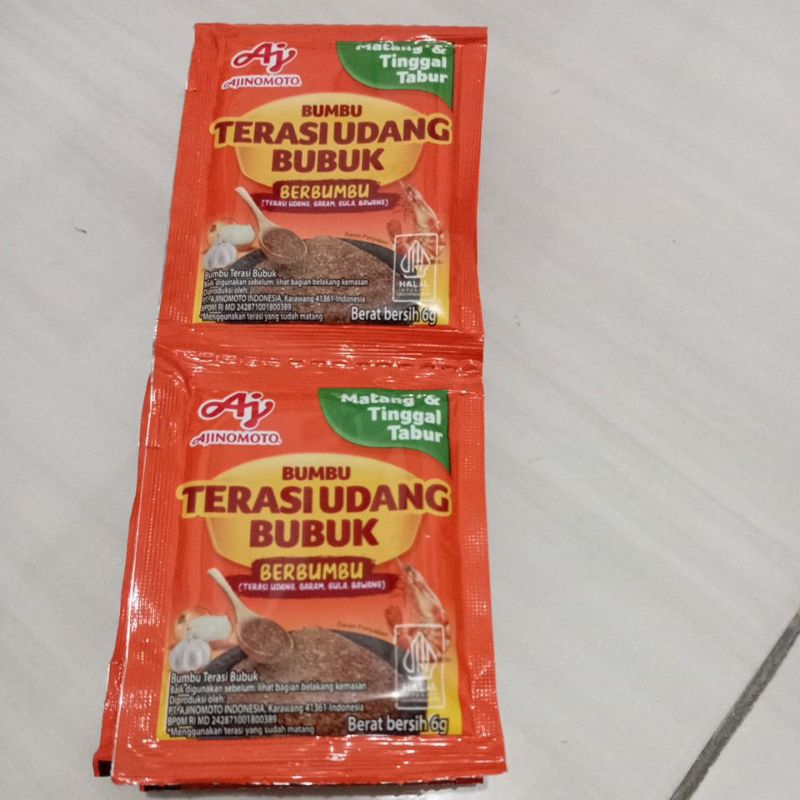 

AJINOMOTO TERASI UDANG BUBUK renceng 10'S