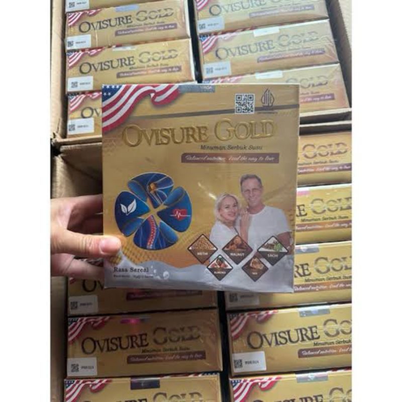 

PAKET 8 BOX OVISURE GOLD SUSU KESEHATAN TULANG SENDI OSTEOPOROSIS DAN SARAF KEJEPIT 100% ORIGINAL