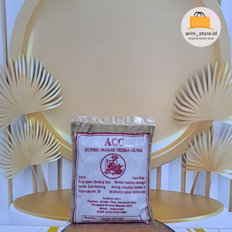 

BUMBU ACC SERBA GUNA 50 GRAM ASLI SOLOK SUMBAR