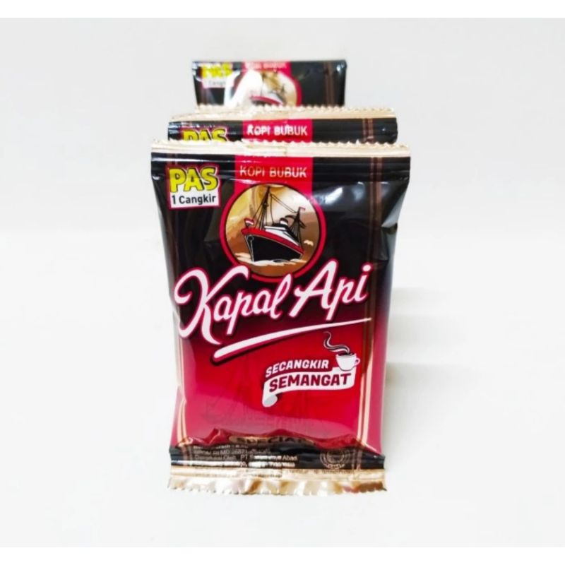 

Kopi kapal api gula 25g sachet spesial mix