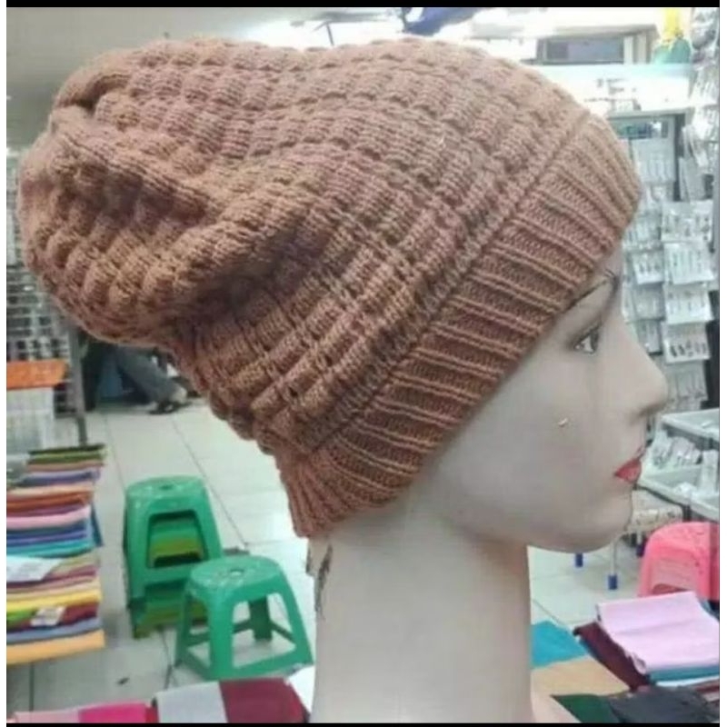 Ciput Rajut non pet Nenek/Kupluk Rajut nenek / Kupluk ibu-ibu