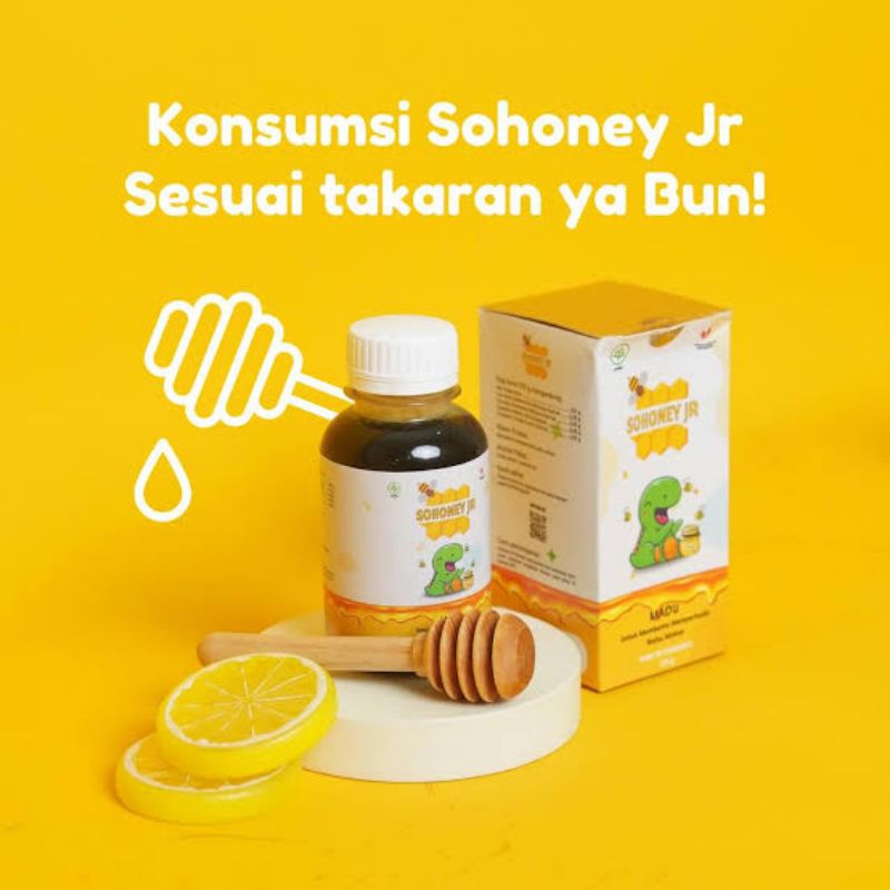 

Sohoney jr madu asli multivitamin penambah nafsu makan original Promo terlaris