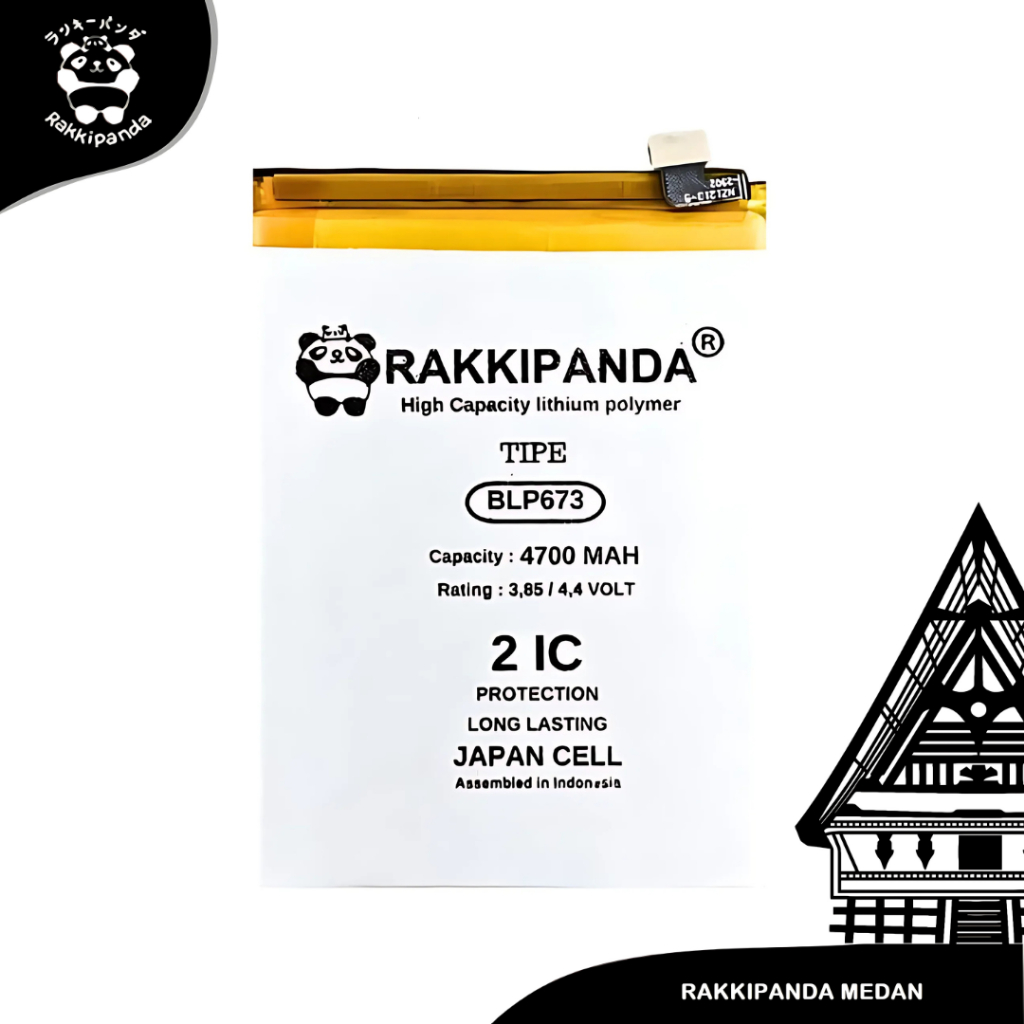 RakkiPanda BLP673 Compatible With Oppo A3S/A5/A5S AX5S/A7/A7X/A11K/A12 2020/A31 2020/Realme C1/Realm