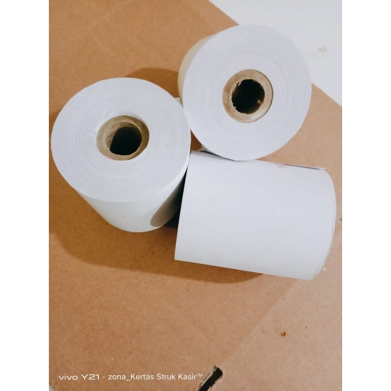 

Kertas Kasir Struk Koran 75x60 MM /1PLY Untuk Printer Epson paket 10roll 75MM