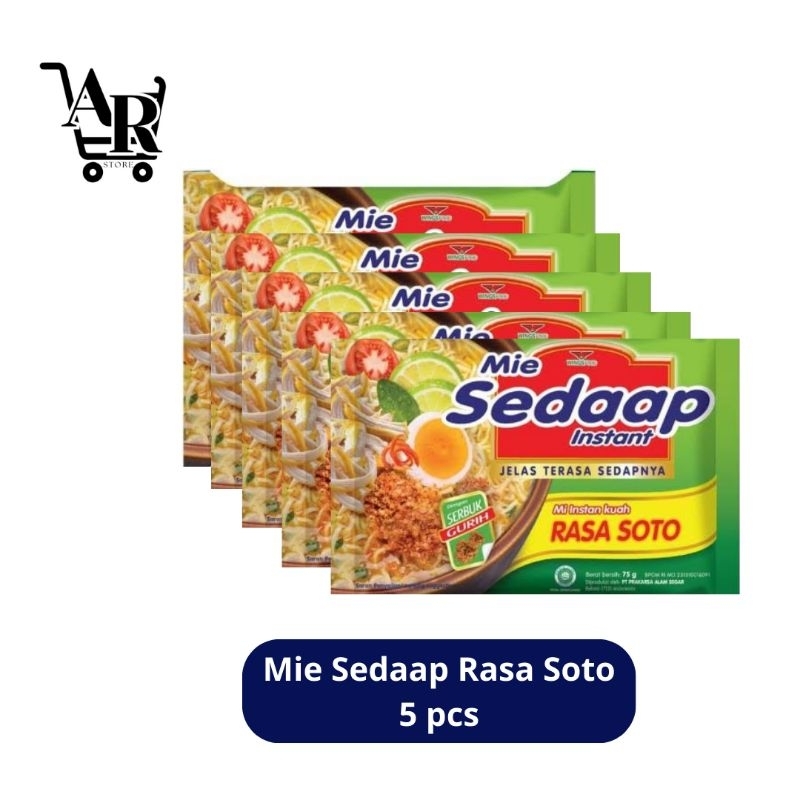 

Mie Instant Mie Sedaap Kuah Rasa Soto 5 pcs Mie Sedaap Soto Mi Sedap