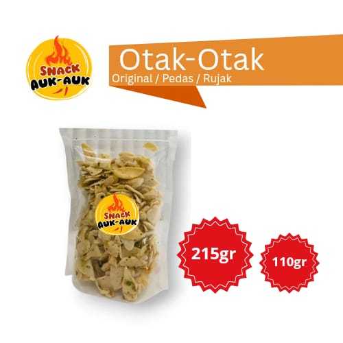 

Snack Auk-Auk Otak-Otak Original Pedas Rujak
