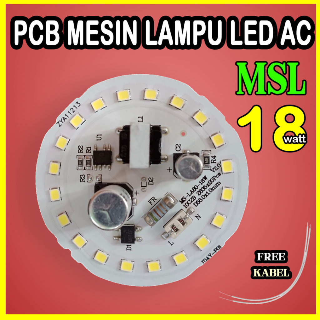 Mesin Lampu LED / PCB Lampu LED / Modul Lampu LED / MSL MS-1 18w 18 Watt / bukan BM BMX ACR BMW
