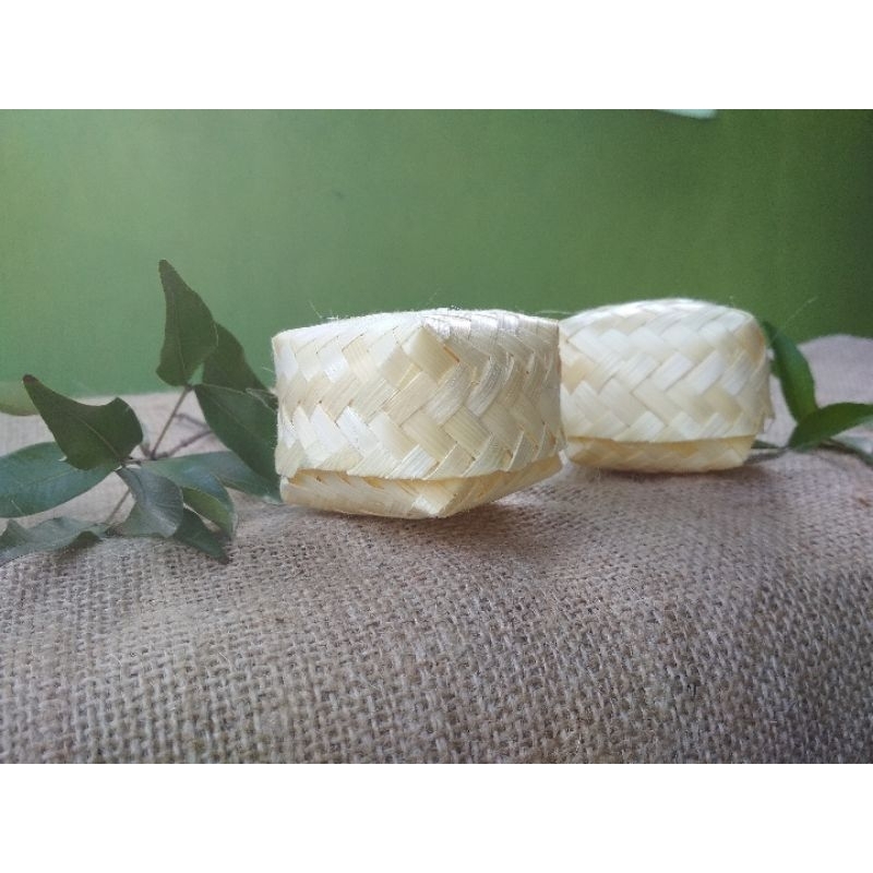 besek bambu kotak mini kecil tempat akeseoris unik tradisional