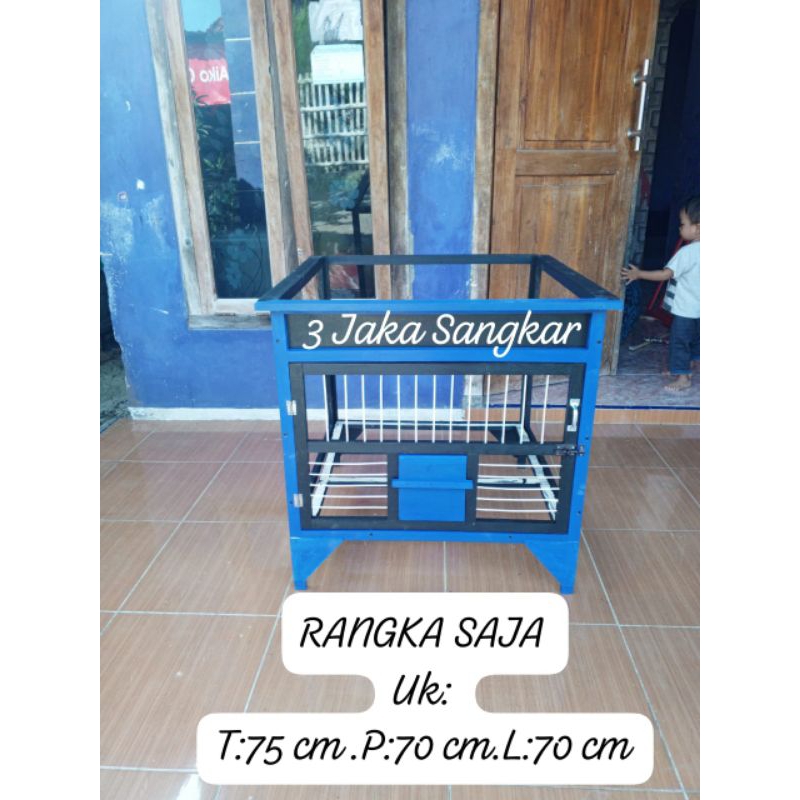 RANGKA KANDANG MACAN BURUNG MERPATI /KANDANG UMBAR/KANDANG MERPATI  (T:75 P:70×70)