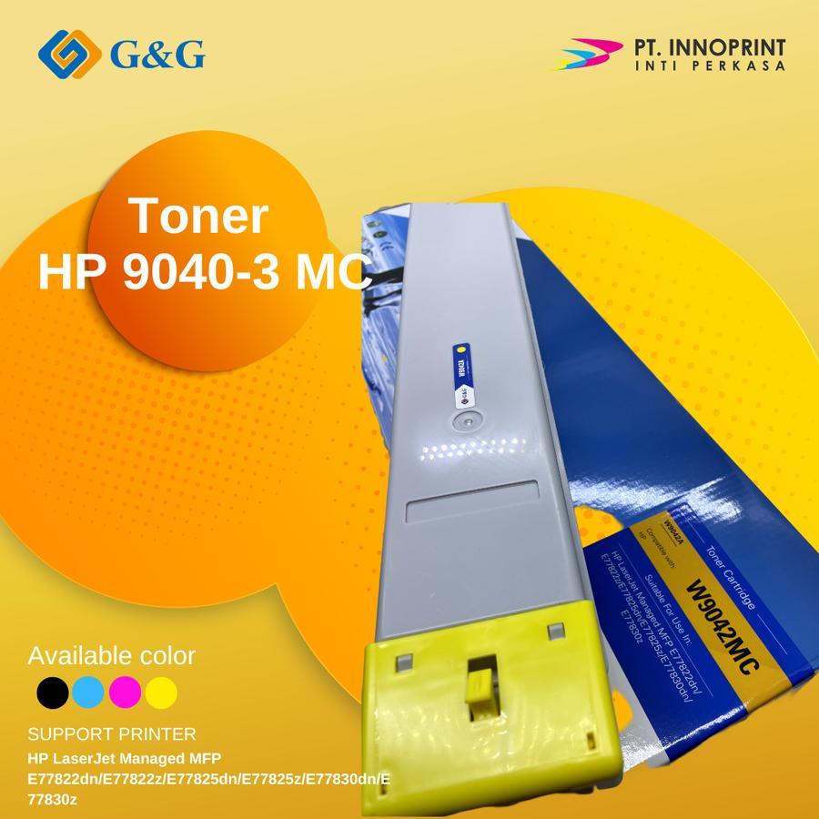 Toner Cartridge HP LASERJET W9040MC W9041MC W9042MC W9043MC G&G Resmi Original
