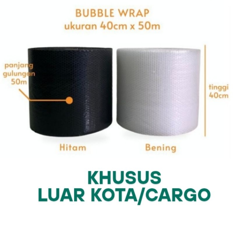

Plastik Bubble Wrap 40cmx50m WELLPACK Bubblewrap Roll KHUSUS KARGO