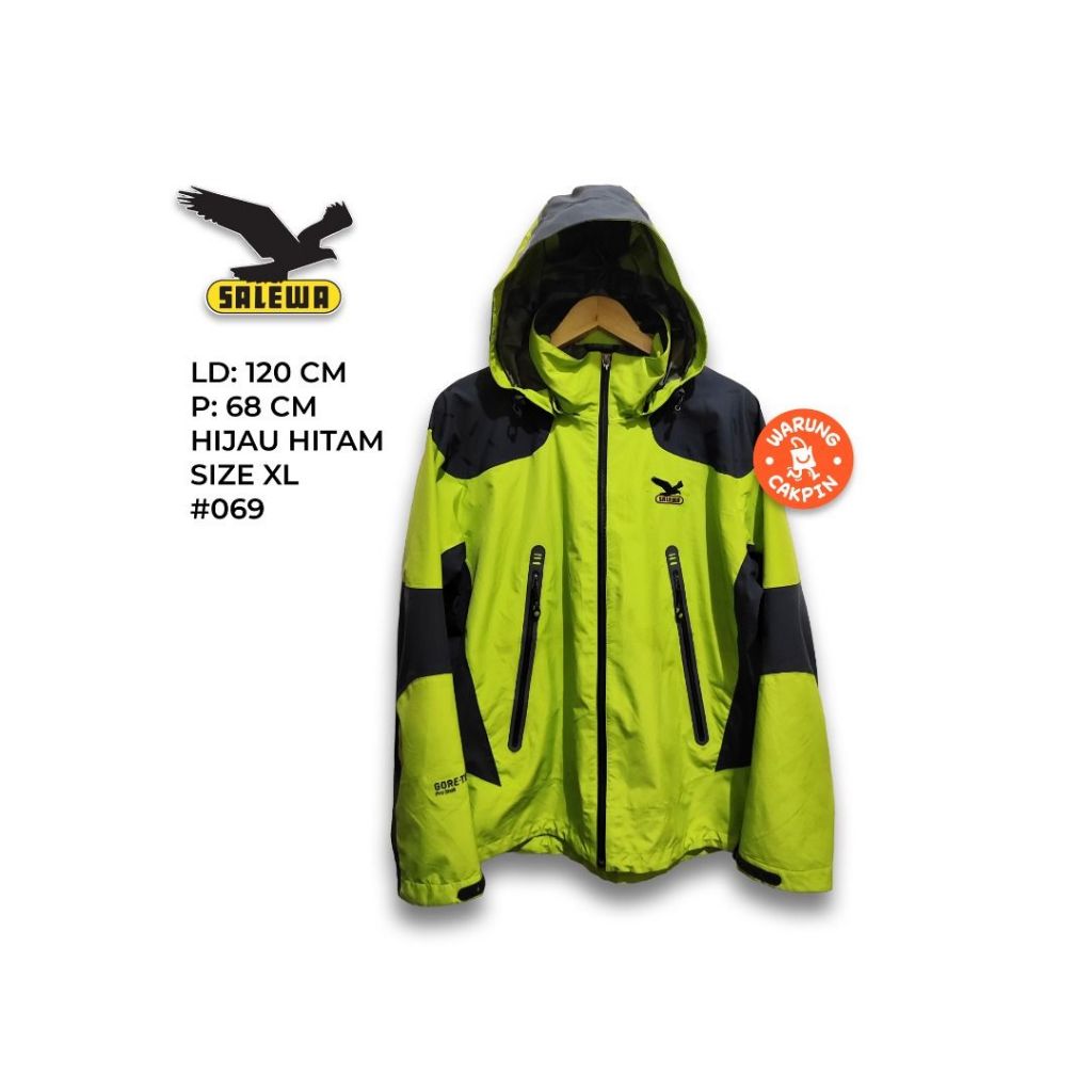 Jaket outdoor Salewa Goretex Pro shell size XL