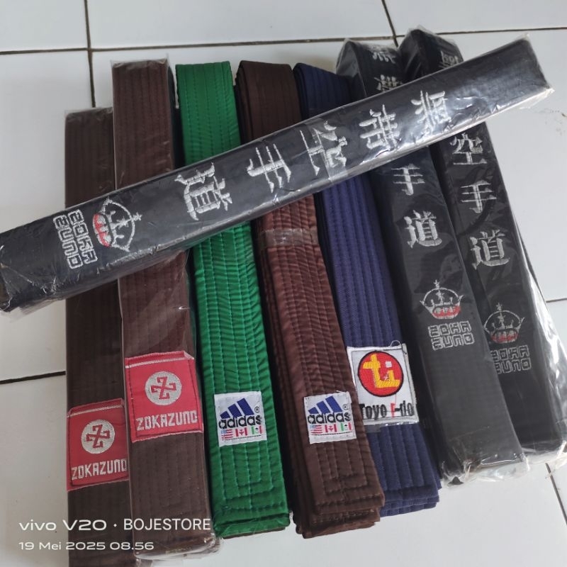 SABUK BELADIRI KARATE | SABUK KARATE TINGKATAN WARNA COKLAT | SABUK UNTUK KARATE