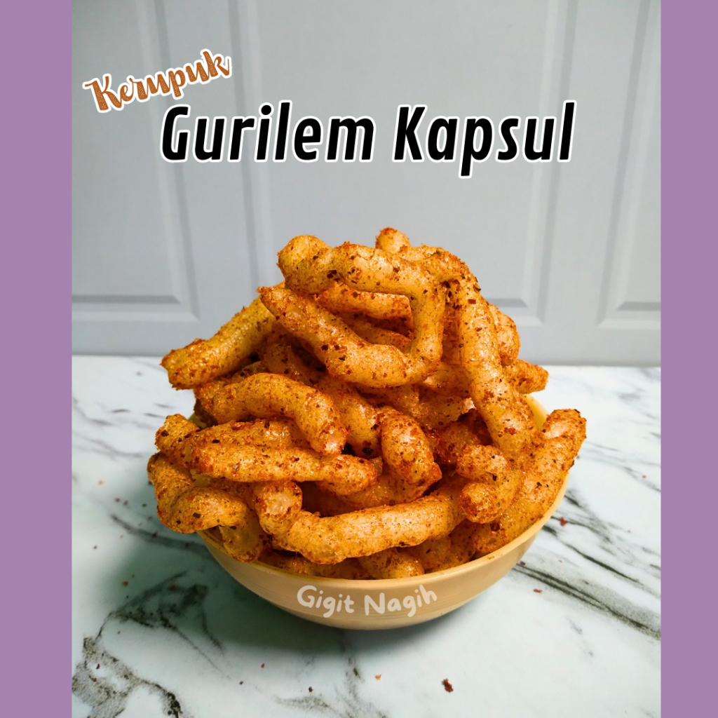 

Kerupuk Gurilem Kapsul Renyah dab Bikin Nagih