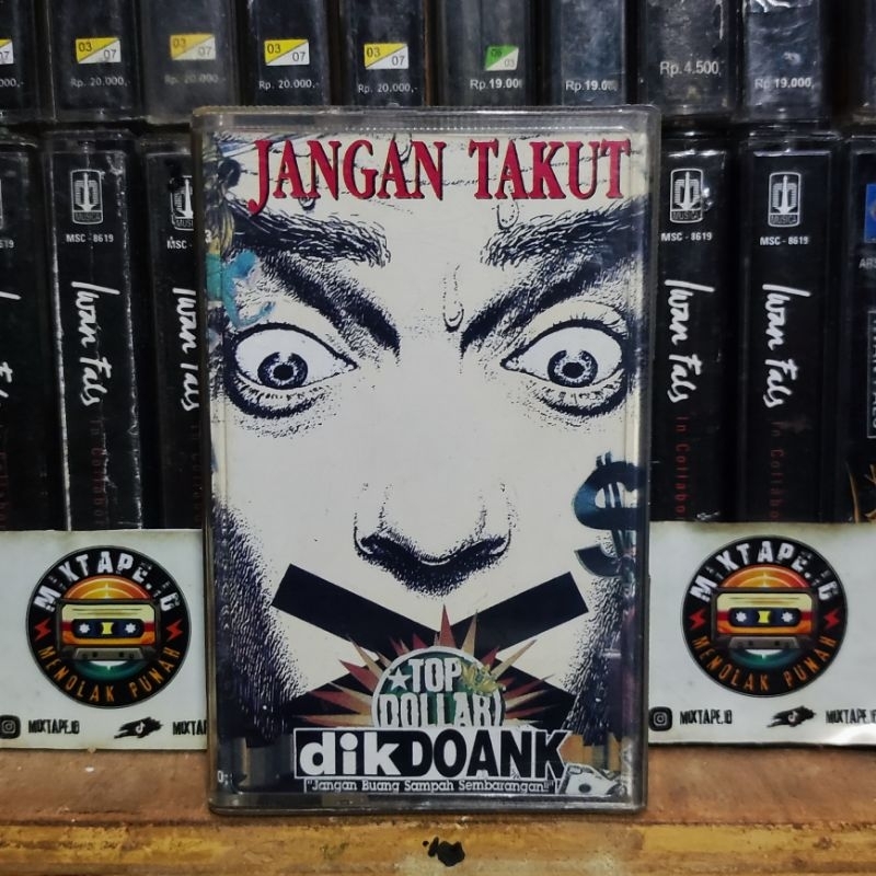 Kaset Pita - Dik Doank - Jangan Takut - Radio Tape - Kaset - Radio - Pemutar Kaset - Retro - Classic
