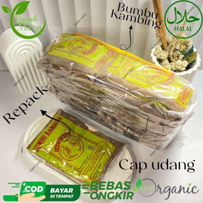 

bumbu kambing cap udang kemasan repack 50gr