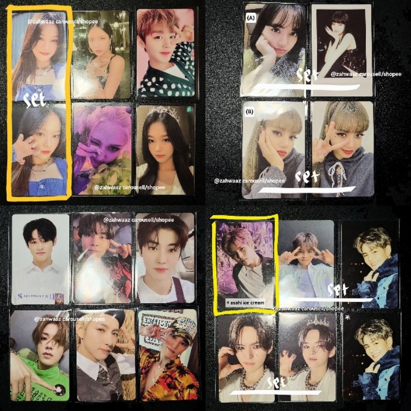 photocard official pc loona hyunjin lighstick Pc Park jihoon / photocard Park jihoon / sharing may k