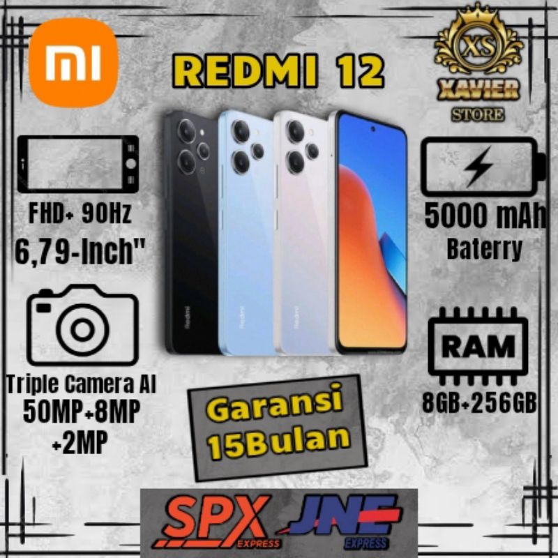 [PROMO] HP XIOMI REDMI 12 / xiomi redmi 12 Ram 8+128GB & 8+256GB