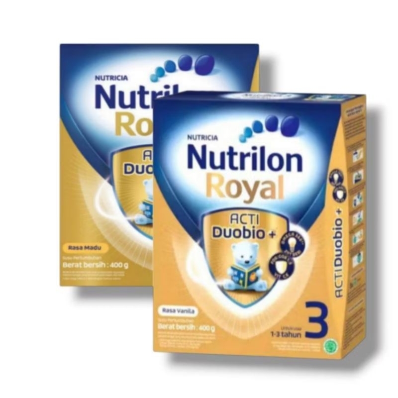 

Nutrilon Royal 3 Susu pertumbuhan Bubuk 400gr Rasa Madu 12 2025