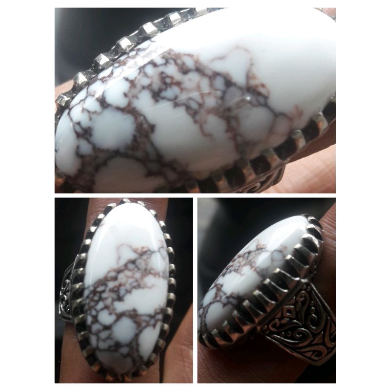 natural pirus putih urat merah