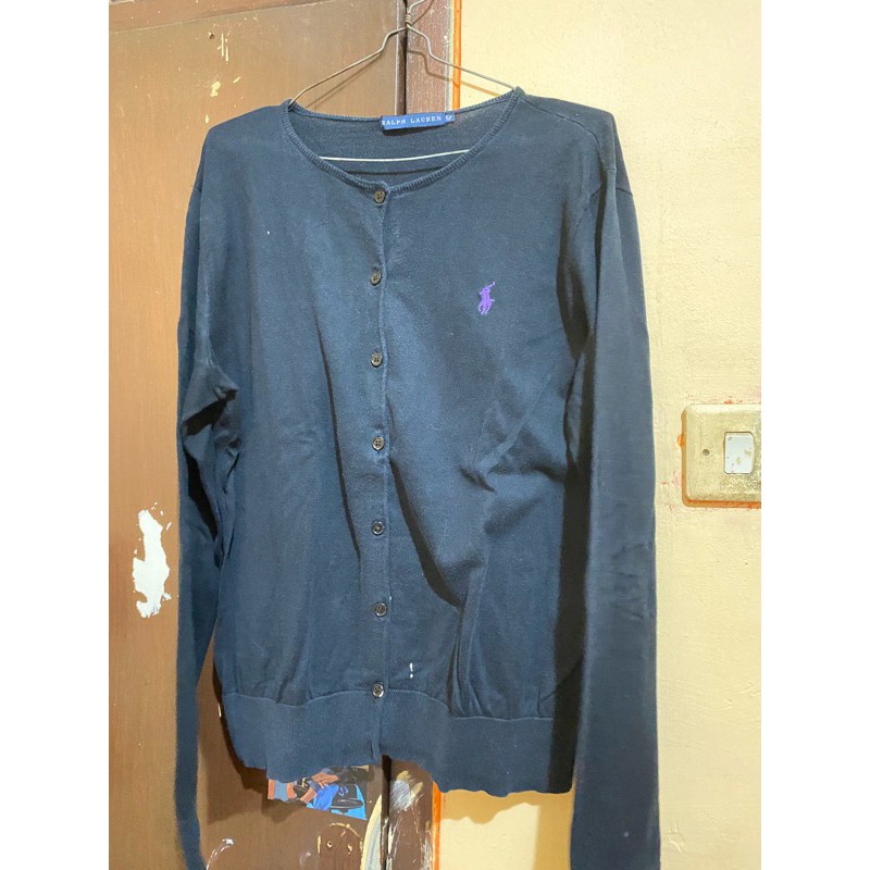 sweater hitam raph lauren