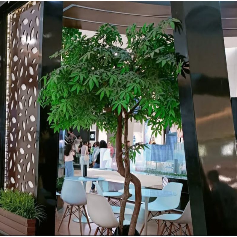 pohon walisongo artificial/pohon bringin artificial/pohon red maple/tinggi 2,meter+pot