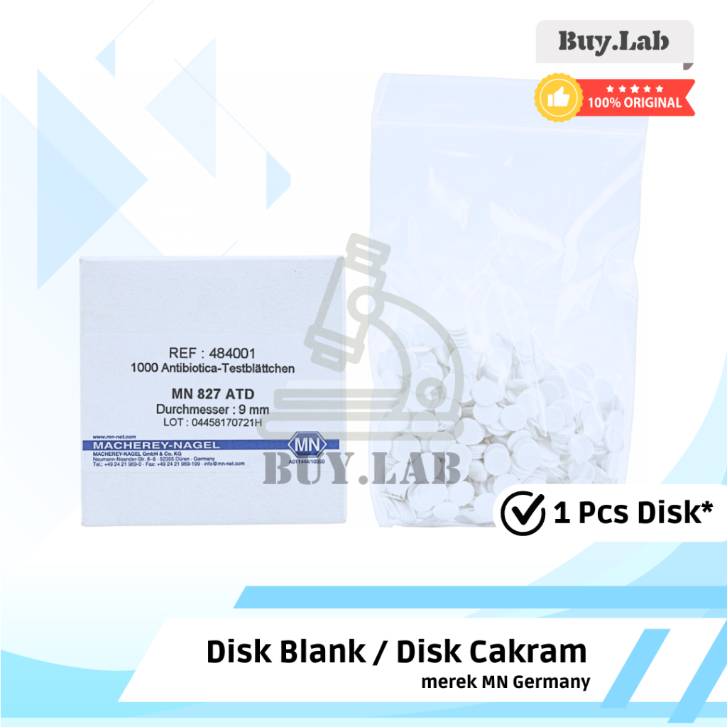 Kertas Cakram Antibiotik Kosong / Blank Paper Disc / Disk Blank (Ecer per 1 pcs)